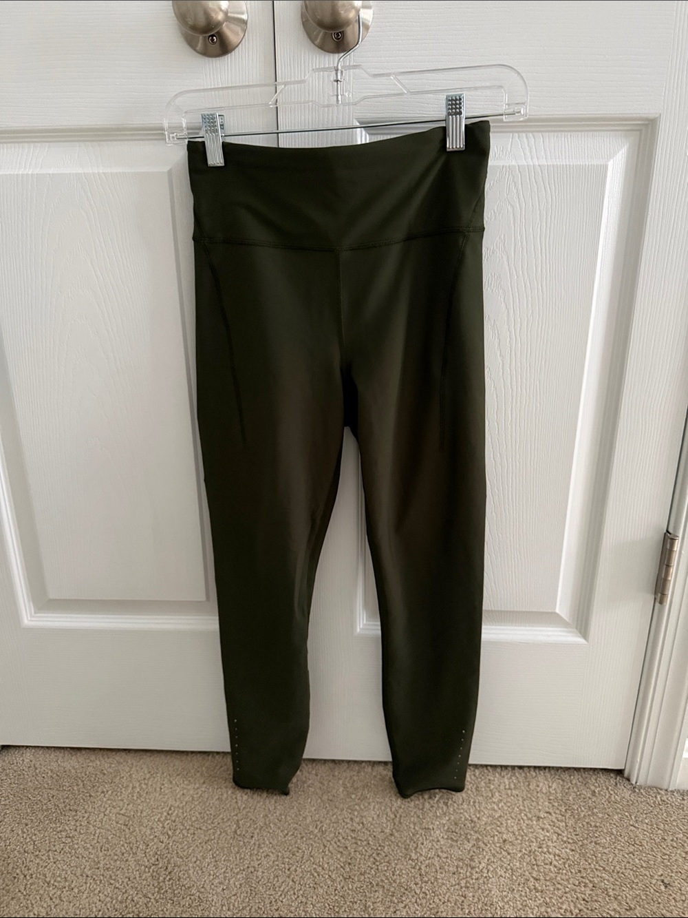 Athleta Olive Green High-Rise Leggings